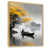 Toile naturelle avec cadre flottant
