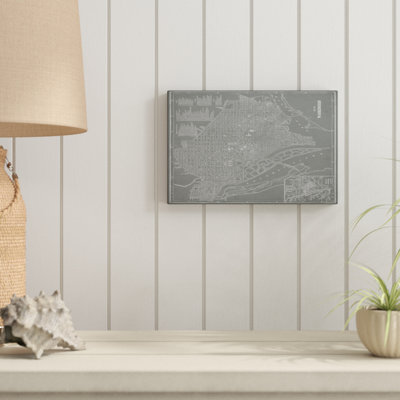 «City Map of Washington D.C.» Peinture sur toile