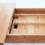 Table de cuisine extensible en chêne massif de 28,82 po High, ensemble de salle à manger en bois de construction de 77,82 lb, finition