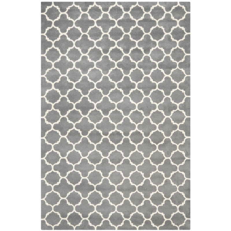 Teresita Chatham Hand Tufted Wool Geometric Rug, Rectangle 11' x 15'