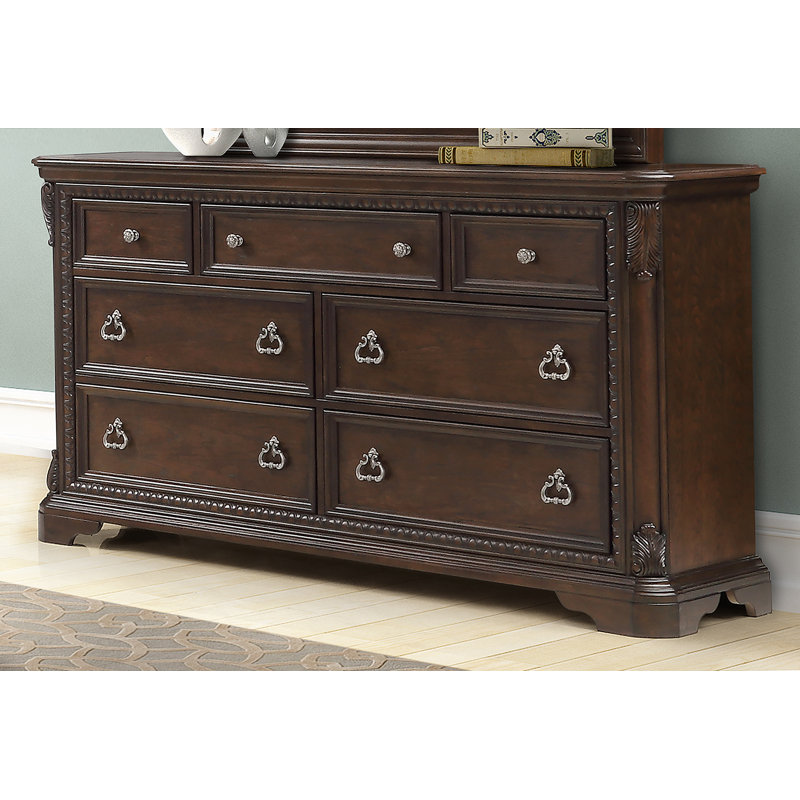 Commode 7 tiroirs en acajou