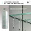 Armoire à pharmacie DEL à deux portes FINE FIXTURES Aura ™ Smart avec chargement sans fil Qi, désembuage anti-buée et éclairage 3 couleurs à intensité variable-1555894194