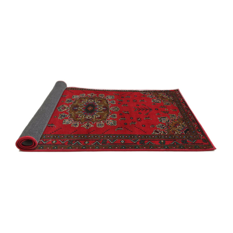 Tapis rouge à motif sud-ouest, Carré 7 pi