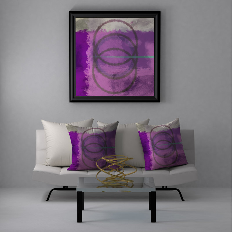  Housse et insert de coussin fantaisie carré, H 24 po x l 24 po