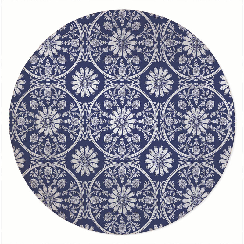 Tapis extérieur Daisy, Rond 5 pi