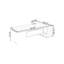 Bureau de direction rectangulaire en bois massif brun clair + acrylique-1597461226-1597461205