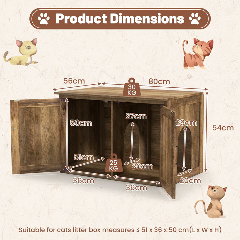 Treport Litter Box Enclosure
