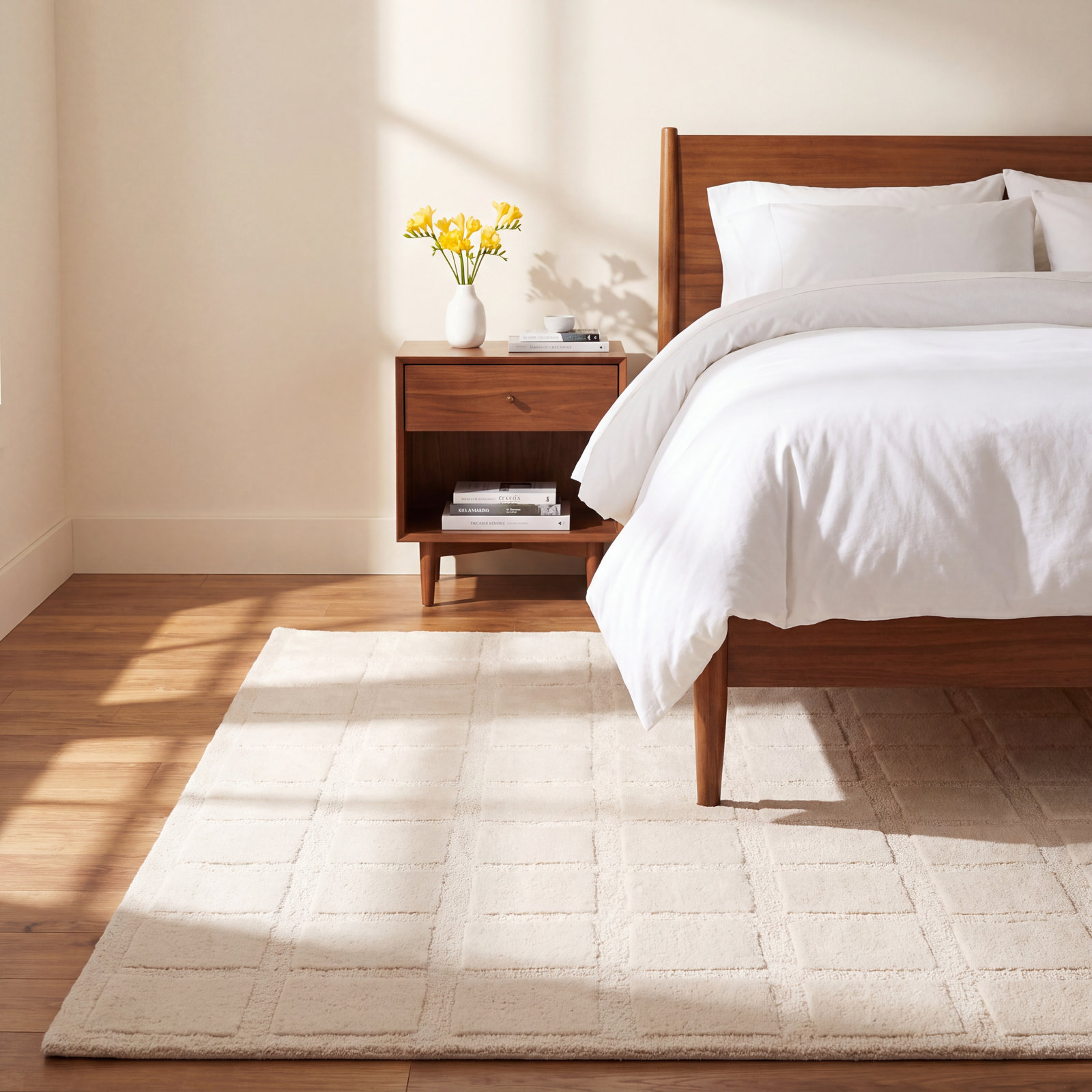 Melbourne Hand-Woven Rug, Square 6'
