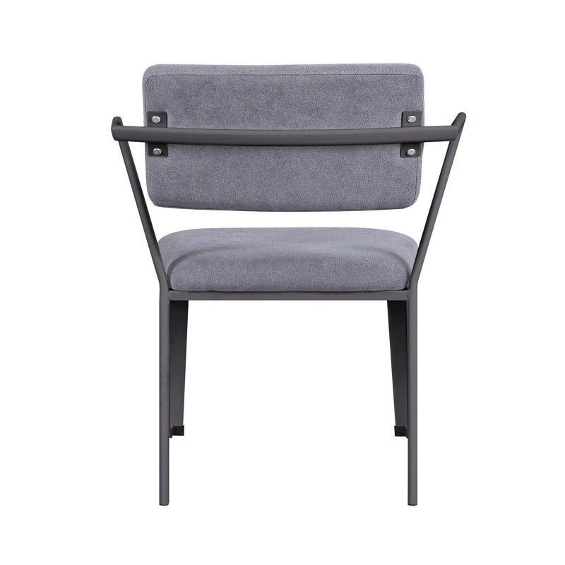 Chaise de bureau en tissu et finition, Black