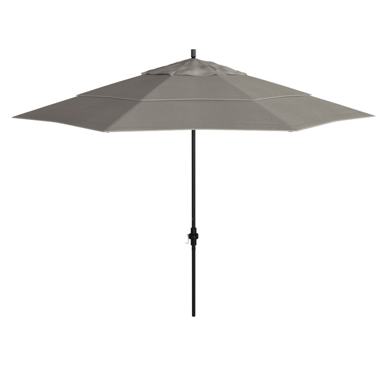 Parasol de marché 132 po Sunbrella, Toile granit Sunbrella®