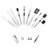 Stainless Steel Grilling Tool Set