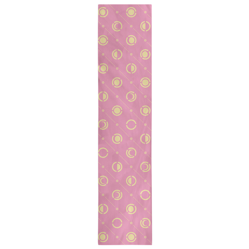 Classic Moon Phases Table Runner, 16" x 72", Pink/Yellow
