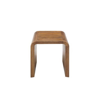 Palencia Solid Mango Wood End Table, Natural