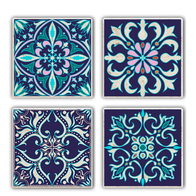 Sous-verres en verre