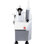 Robot culinaire commercial 110V 2 trous d'alimentation, trancheuse de légumes 550W électrique 1 600 tr / min, robot de cuisine en acier inoxydable détachable 6 pales, déchiqueteur 3mm / 4mm / 7mm, tranche 2mm / 4mm