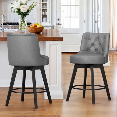 Tabouret de comptoir pivotant 26,7 po Roland