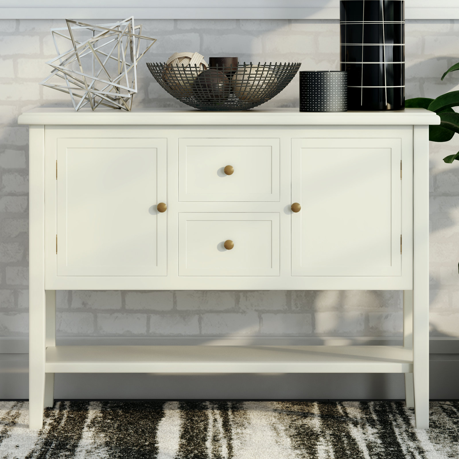 Storage Cabinet, Ivory