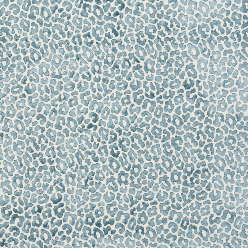 Schumacher x Timothy Corrigan Madeleine Velvet Fabric, Blue
