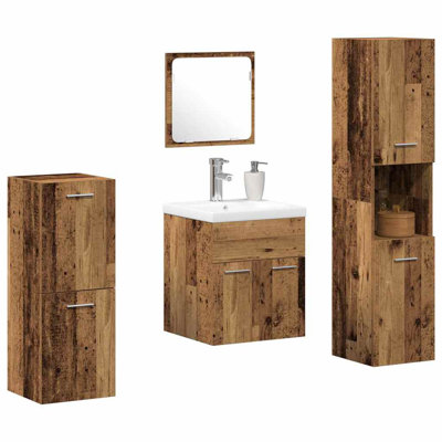 Vanity & Mirror Set