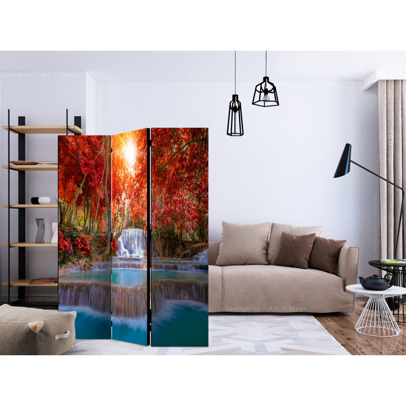 Dajad 172cm H Folding Room Divider, 3