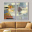 «Abstract Abstract Paint Effect», reproduction d'art sur toile-87607501-87607504