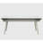 Extendable White Sintered Stone Dining Table