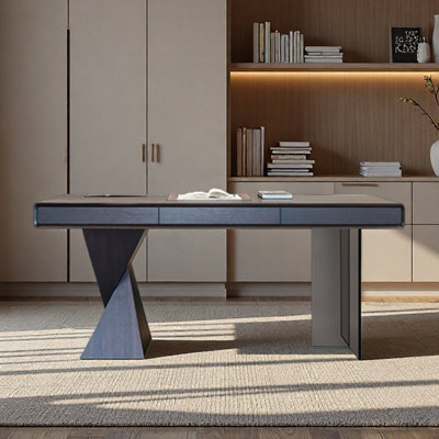 Acrylic desk legs with smart power strip