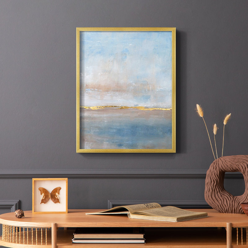 «Visible Horizon II», reproduction encadrée - bois massif, H 28 po x l 22 po