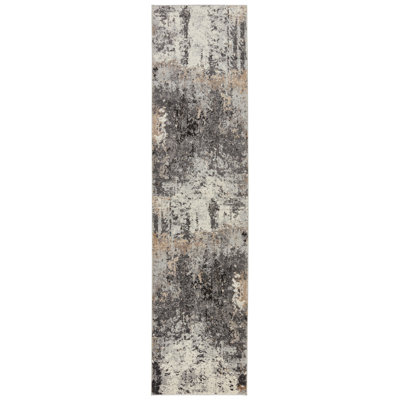 Tapis abstrait gris