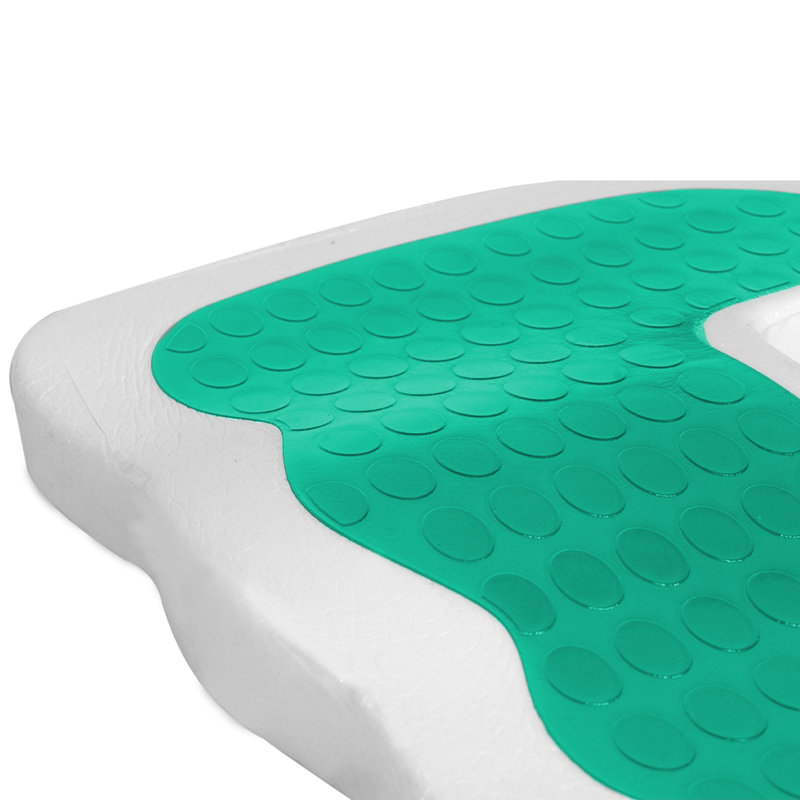 Ergonomic Gel Car Seat Cushion, Green