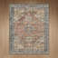 Tapis oriental oriental rouge neutre / beige délavé à la machine-897975132-872887206