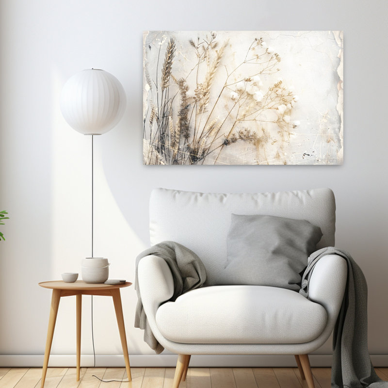 «Soft Rustic Botanicals Delicate Rustic Serene», H 24 po x l 36 po