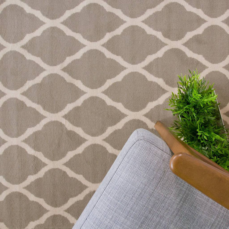 Decastro Shaggy Grey Rug, Rectangle 190 x 280cm