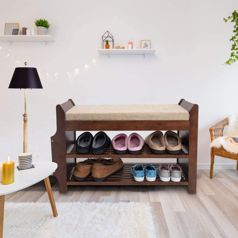 Ellina Bamboo Storage Bench