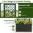 Shamena Handmade Metal Planter Box with Trellis