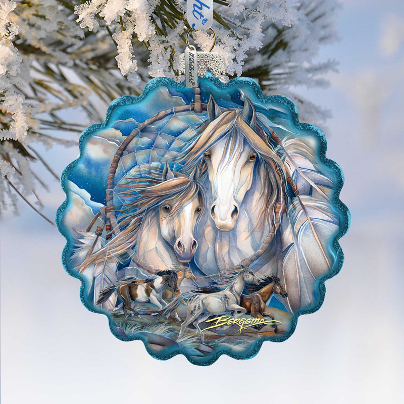 Ornement en forme d'arbre de Noël Holiday Splendor