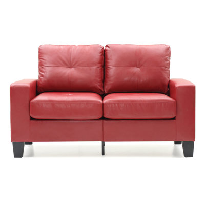 Newbury 58in Loveseat, Red