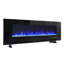 Symple Stuff 127cm W Black Electric Fireplace with 5000 BTU