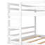 Full Size Bunk Bed With White - Built For Stability And Over Ensuring A Comfortable Safe Sleeping Arrangement
