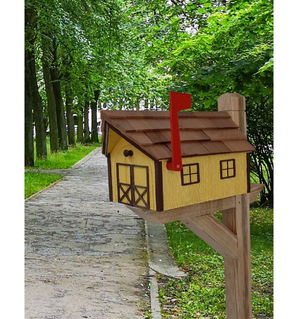 Amish Mailbox, Handmade, Barn Style Mailbox Amish Mailbox Mailbox 