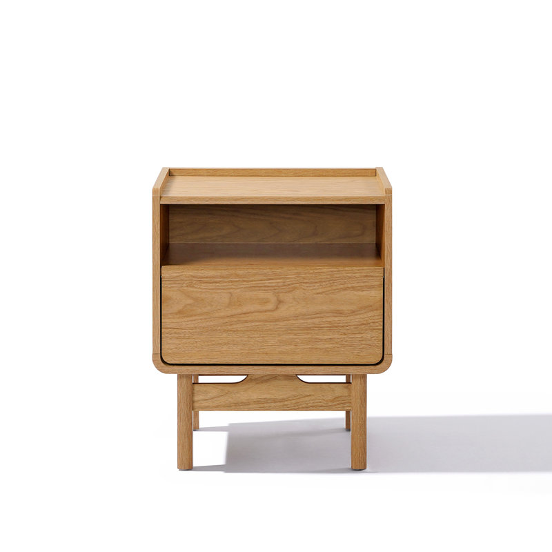 Table de chevet et table de bout avec rangement Eric Oak