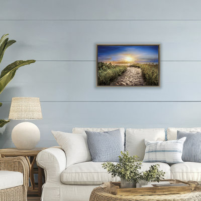Désert, cadre flottant au lever du soleil, design par Celebrate Life Gallery