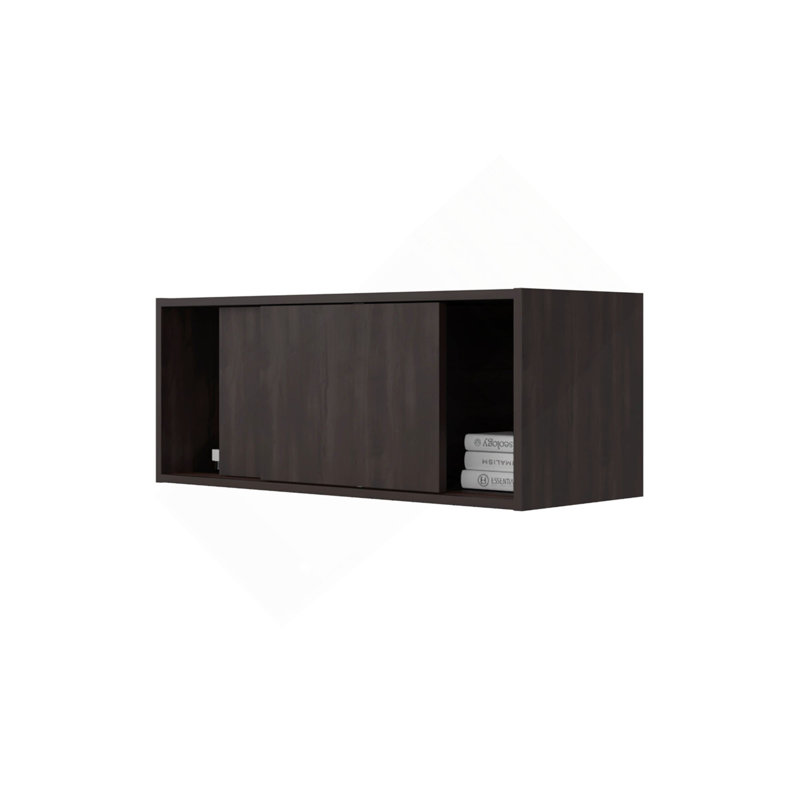 Armoire de rangement murale, Noyer