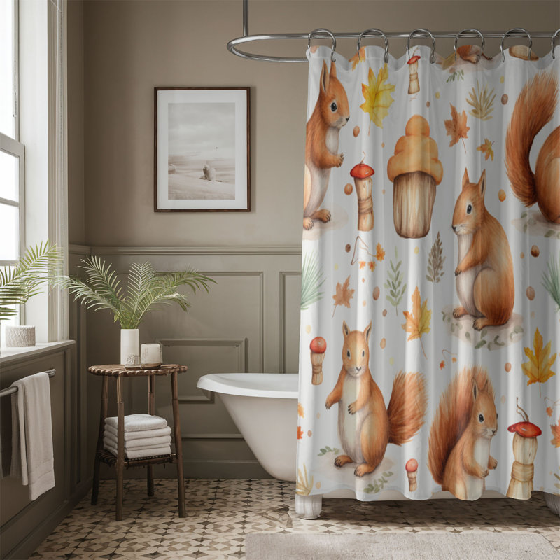 Rideau de douche Fall Charm - Premium, H 74 po x l 71 po