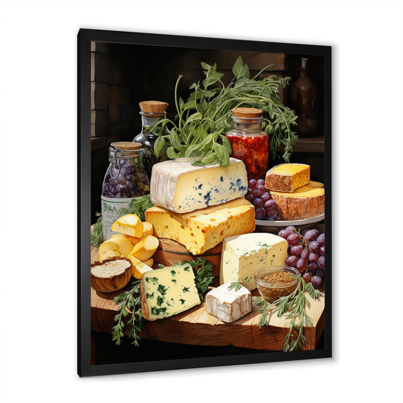 Plateau à fromage Santalaris II, Cadre photo noir, H 20 po x l 12 po x P 1 po