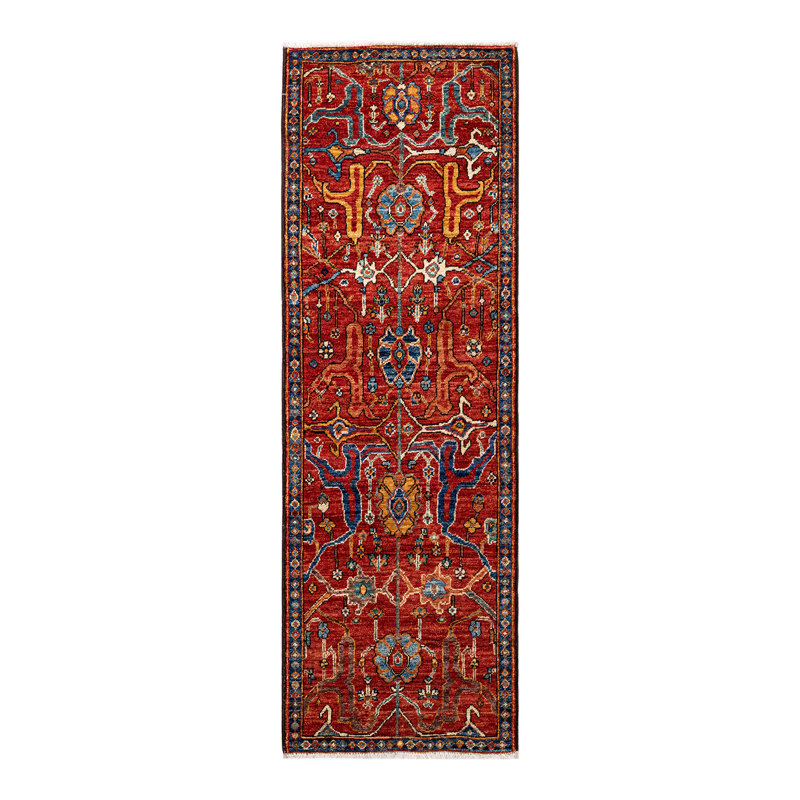 One-of-a-Kind 2' 0" X 6' 1" New Age Runner Wool Area Rug in
