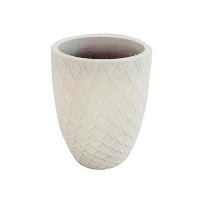 Pot de fleurs moderne en céramique pour patio, jardin et rebord de fenêtre, idéal pour décorer les espaces extérieurs et intérieurs