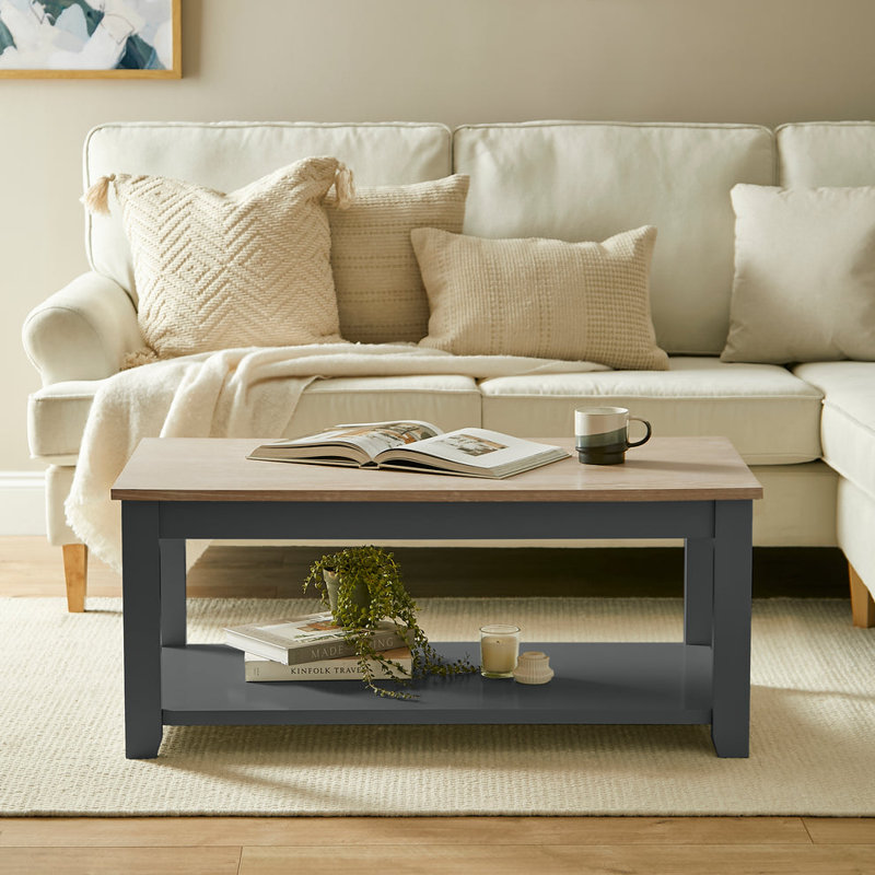 Kohen Coffee Table, Slate Grey