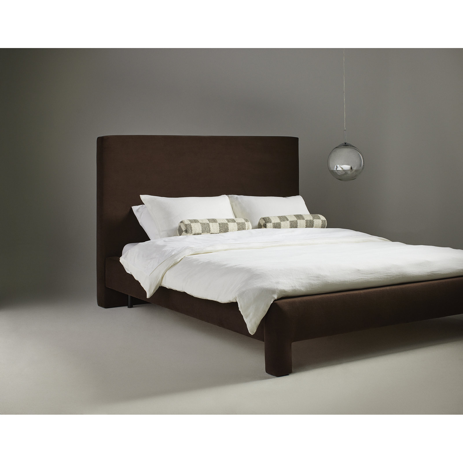 Coyer Classic Cotton Percale Duvet Cover Set, White, Full / Queen Duvet Cover + 2 Pillow Shams