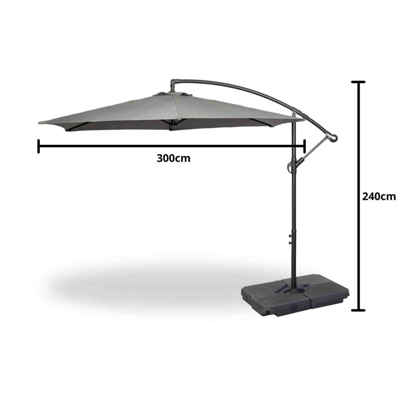 300cm Cantilever Parasol